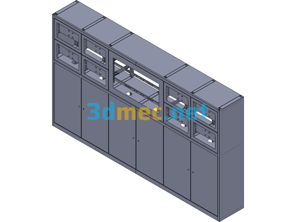 Mask Type Electric Wall - 3D Model SolidWorks Free Download