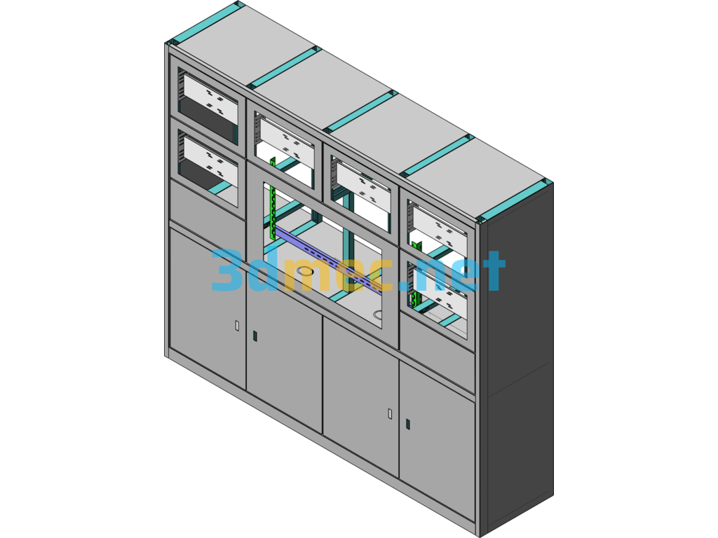 Mask Type Electric Wall - 3D Model SolidWorks Free Download