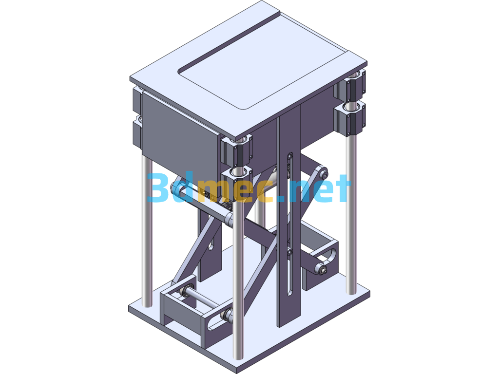 Lifting Mechanism - 3D Model SolidWorks Free Download