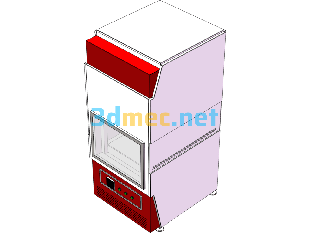 Automatic Lifting Furnace - 3D Model SolidWorks Free Download