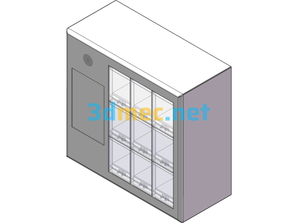 Mini Vending Machine - 3D Model SolidWorks Free Download