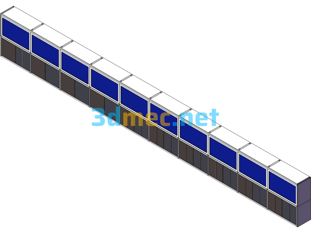 Mask Type TV Bracket - 3D Model SolidWorks Free Download