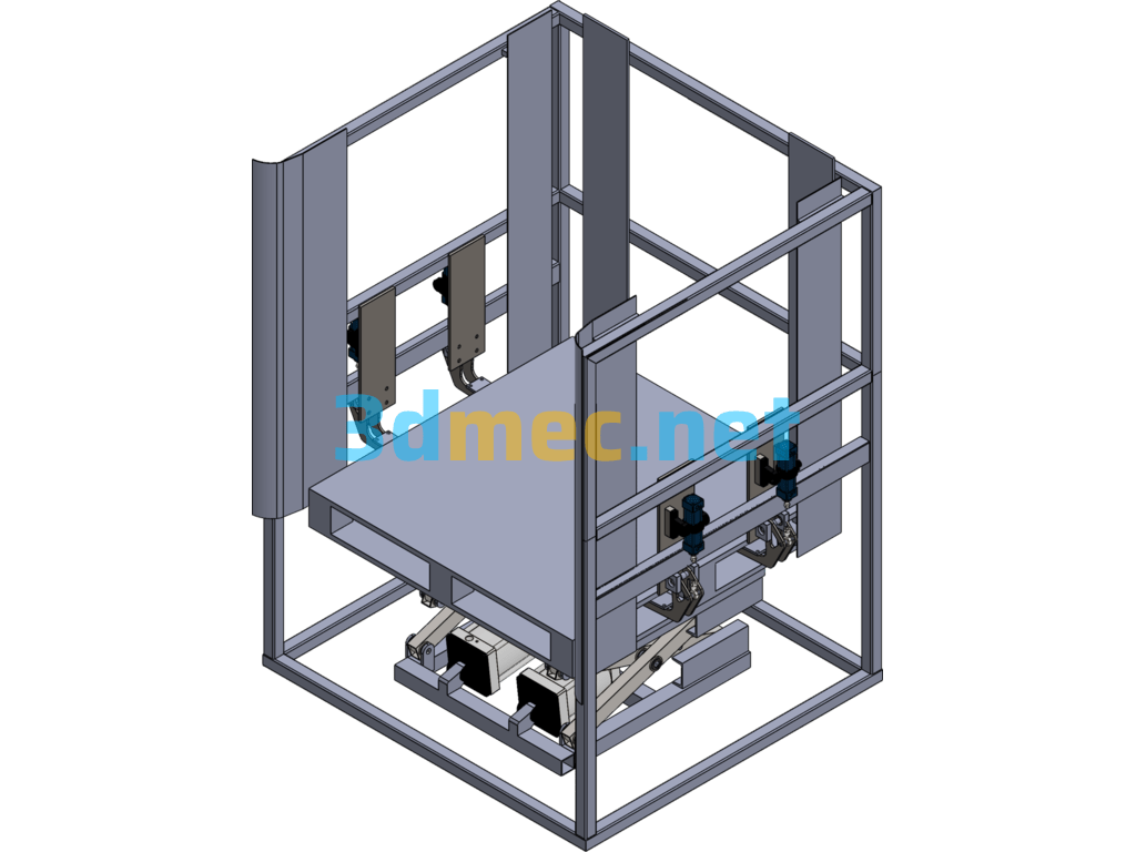 Pallet Feeding Machine - 3D Model SolidWorks Free Download