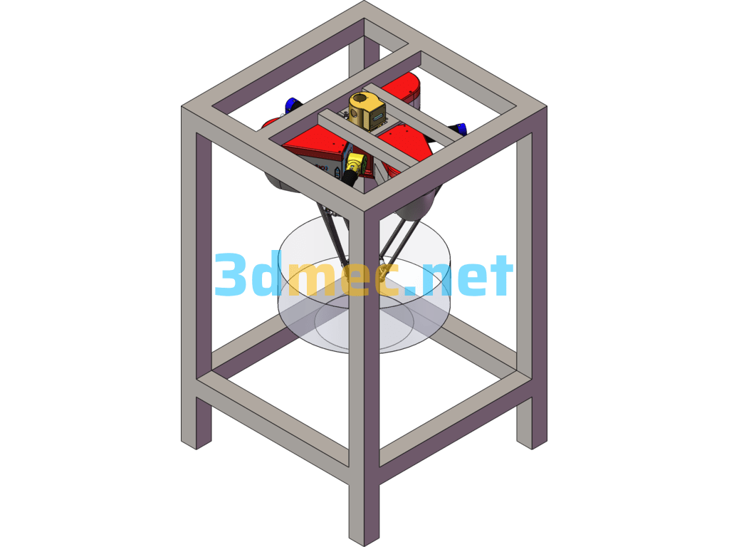 Spider Robot - 3D Model SolidWorks Free Download