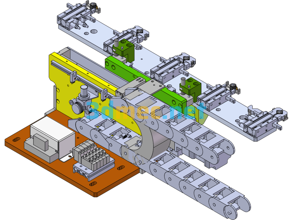 Universal Multi-Station Automatic Transfer Machine - 3D Model SolidWorks Free Download