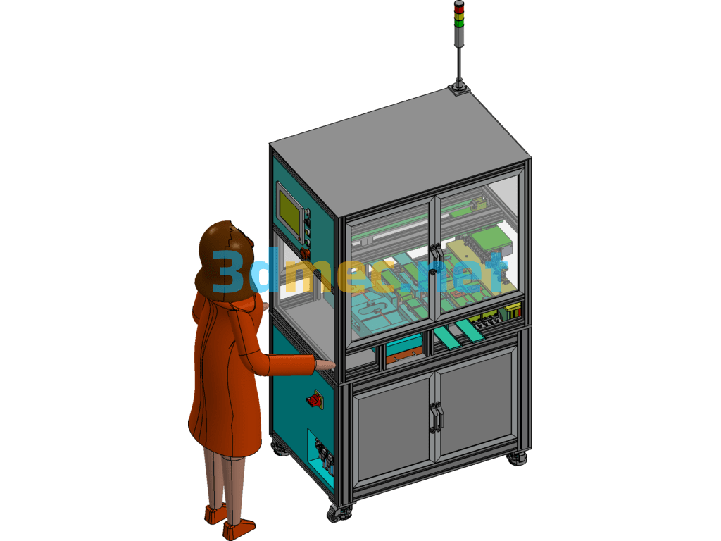 Magnetic Weighing Equipment 3D Model - 3D Model SolidWorks Free Download