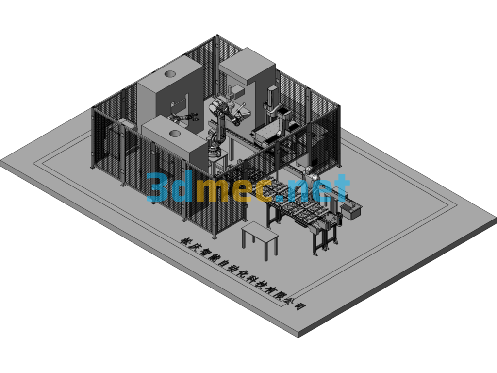 Push Rod Pressing Line Training Platform - 3D Model SolidWorks Free Download