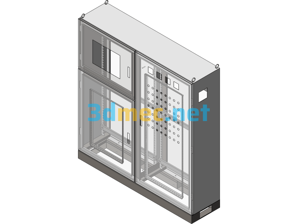 Layer House Power Distribution Cabinet - 3D Model SolidWorks Free Download