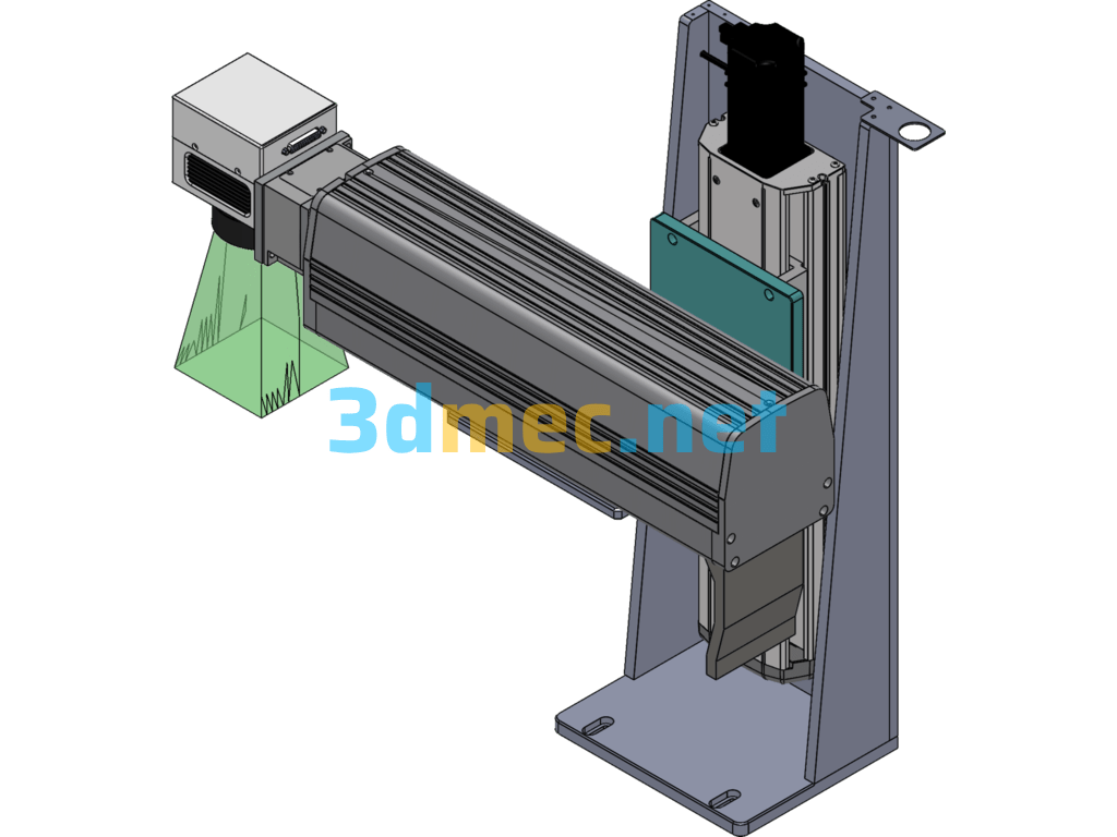 Laser Machine - 3D Model SolidWorks Free Download