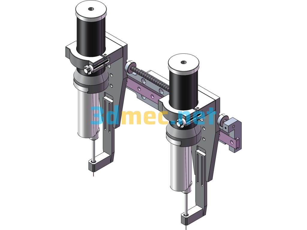 Dispensing Head Assembly - 3D Model SolidWorks Free Download