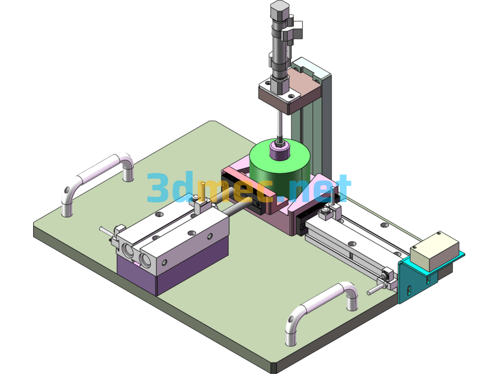 Pneumatic Stamping Tooling - 3D Model SolidWorks Free Download