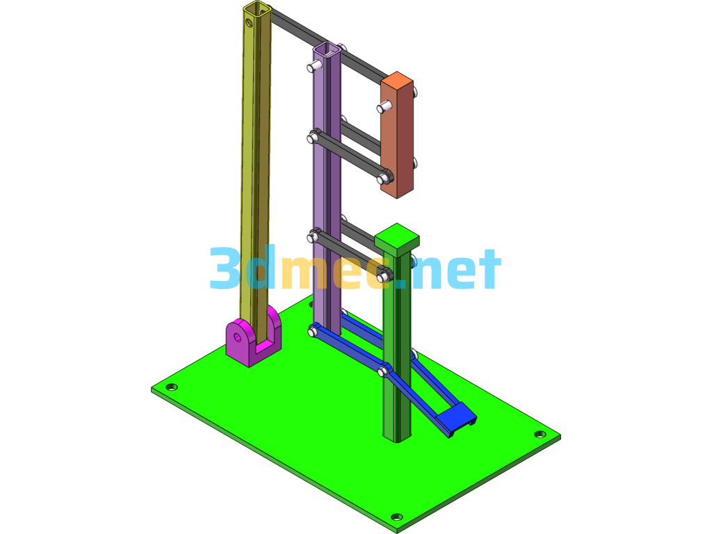 Foot Impact Hammer - 3D Model SolidWorks Free Download