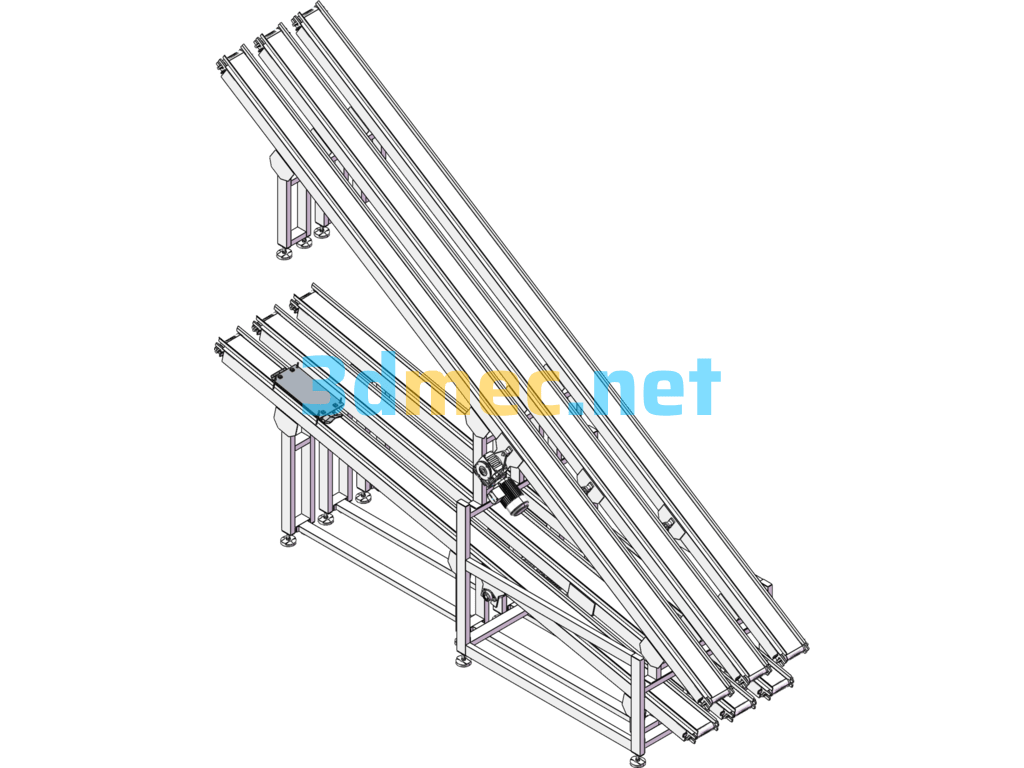 Slope Conveying Equipment - 3D Model SolidWorks Free Download