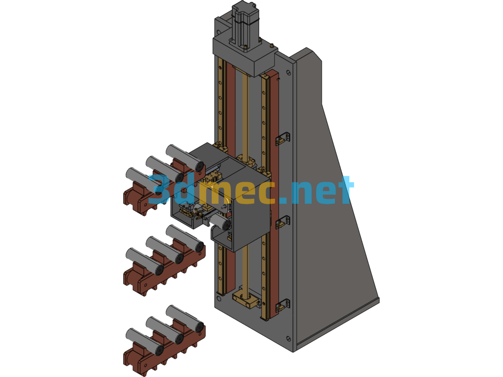 Battery Multi-Level Sorting Equipment - 3D Model SolidWorks Free Download