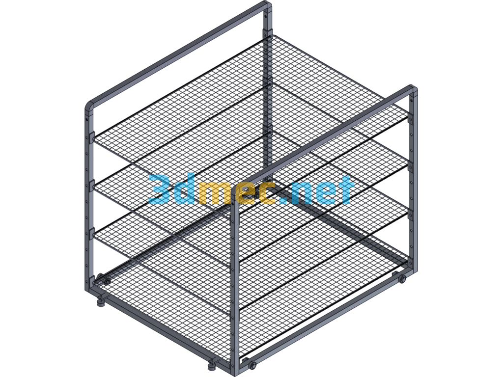 Shelves - 3D Model SolidWorks Free Download