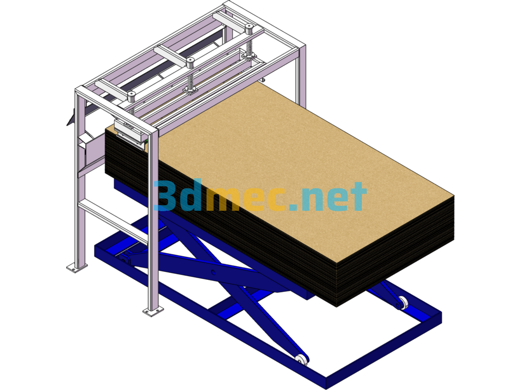 Glue Feeding Equipment - 3D Model SolidWorks Free Download