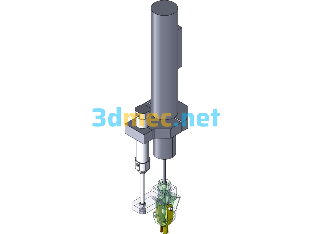 Automatic Screw Machine Head - 3D Model SolidWorks Free Download