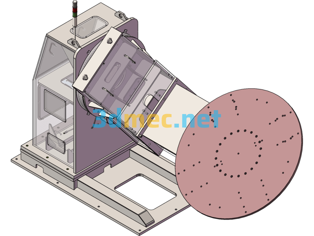 2.5 Ton L-Type Welding Positioner - 3D Model SolidWorks Free Download