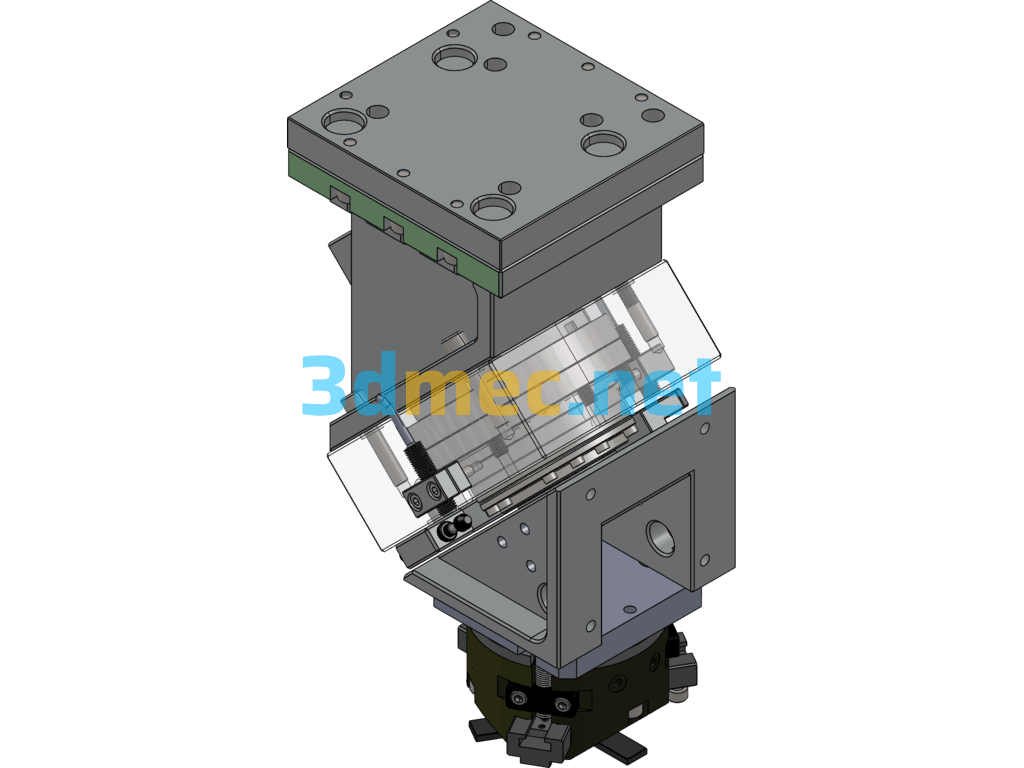 90 Degree Rotating Robot Arm - 3D Model SolidWorks Free Download