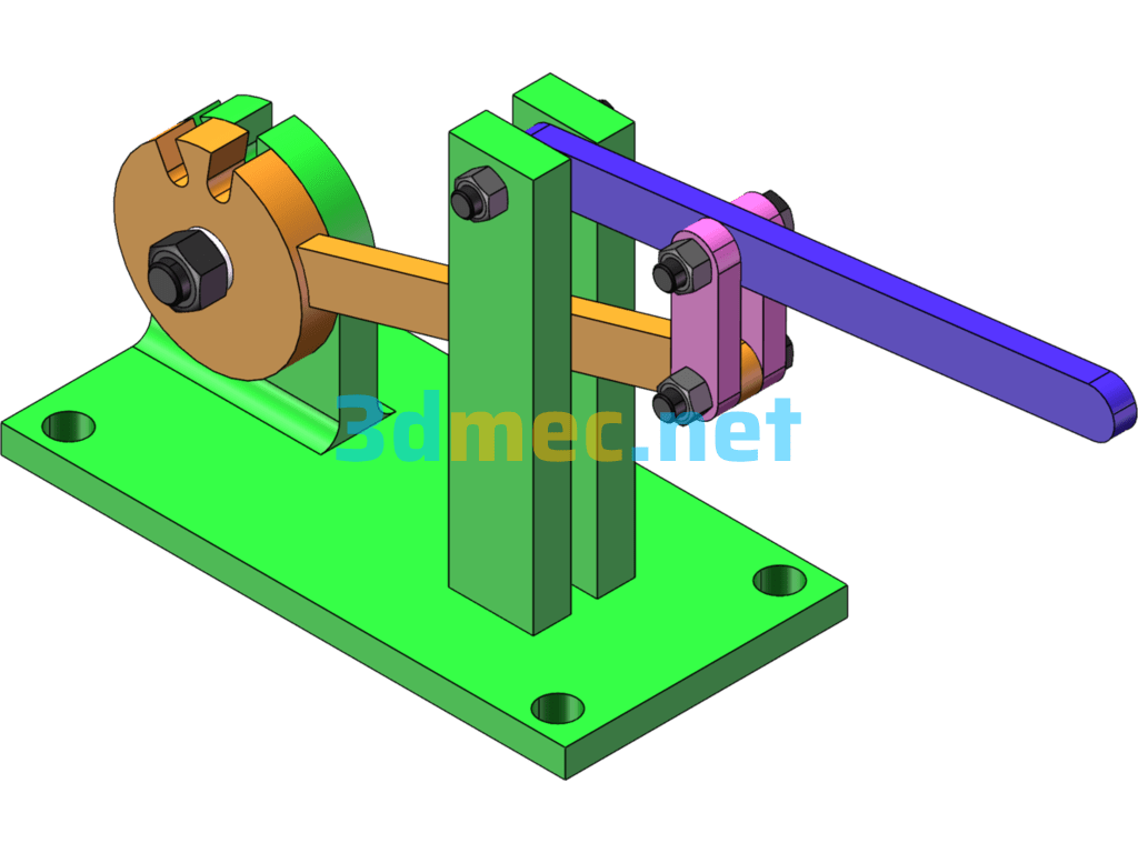 Rebar Clamp Model - 3D Model SolidWorks Free Download