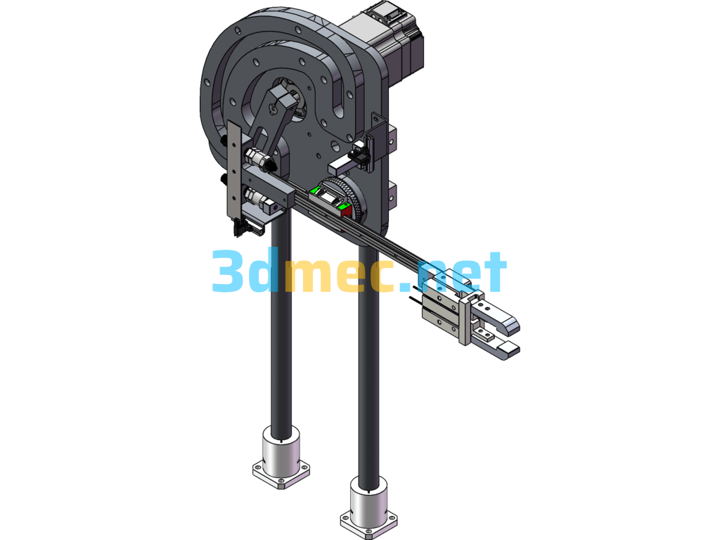 PPU Right Angle Robot - 3D Model SolidWorks Free Download