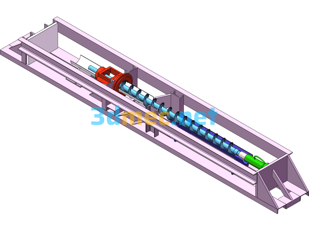 Auger Bearing Clamping Tool - 3D Model SolidWorks Free Download