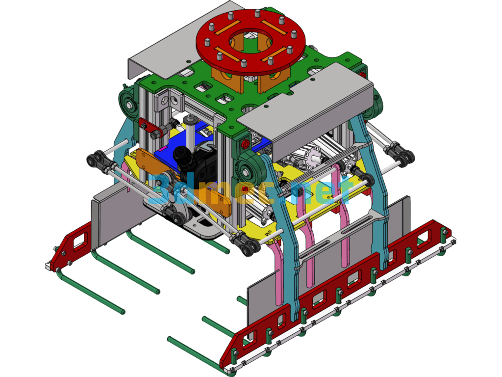 Robotic Bag Gripper - 3D Model SolidWorks Free Download