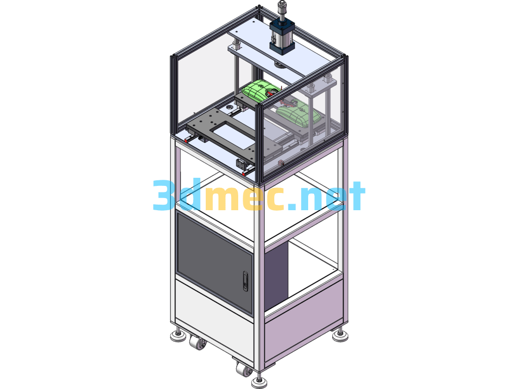 Punching Machine-Punching Jig - 3D Model SolidWorks Free Download