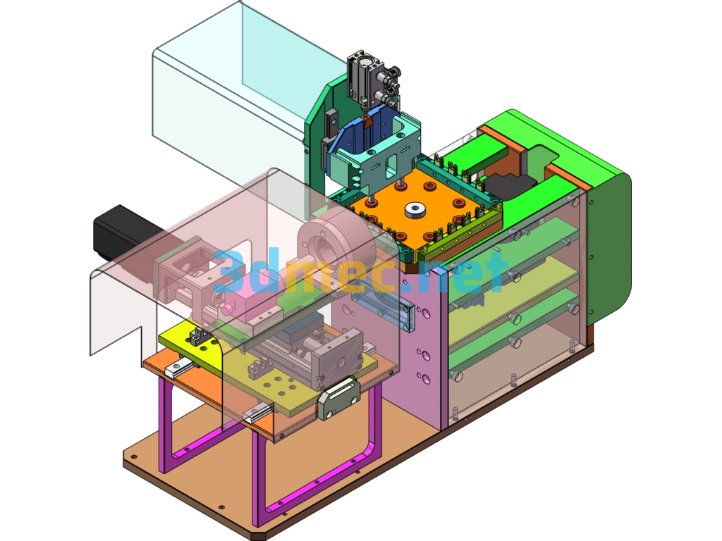 CCD Automatic Inspection Machine (Produced Including DFM, BOM) - 3D Model SolidWorks Free Download