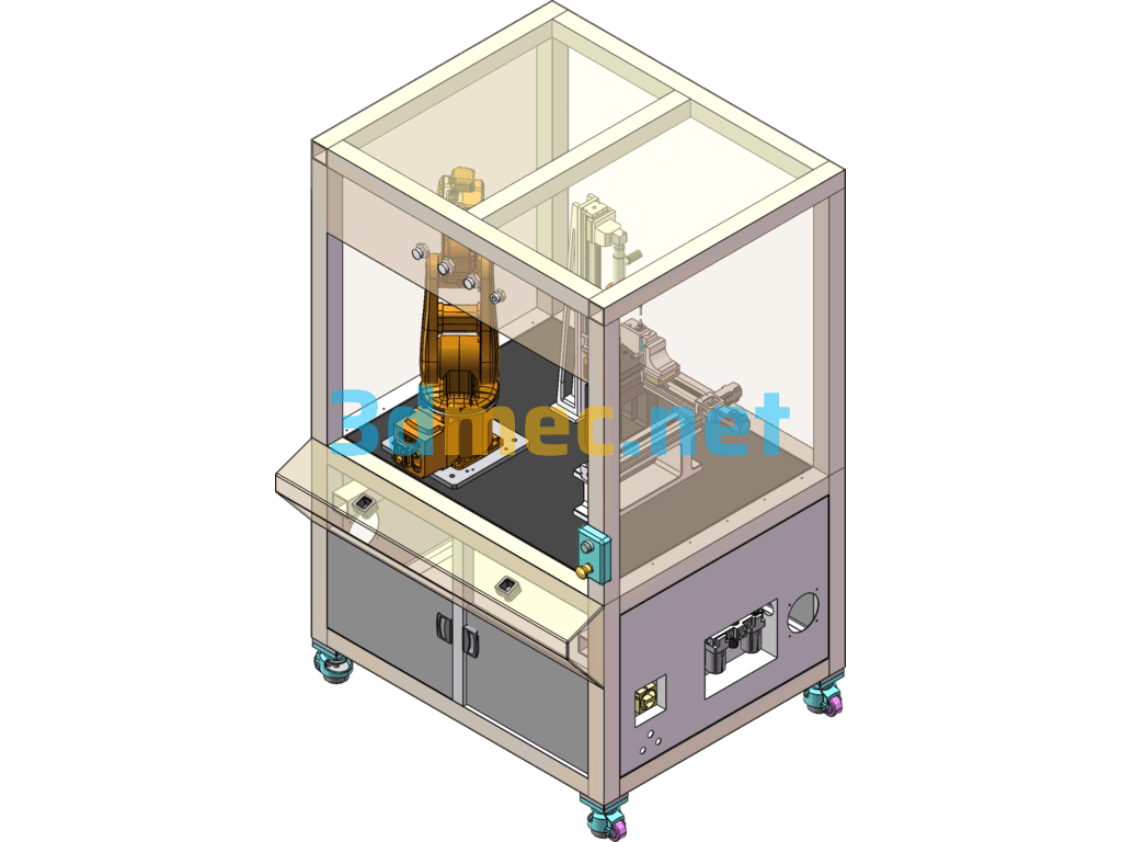 Touch Panel Appearance And Size Inspection Machine (Including DFM, BOM) - 3D Model SolidWorks Free Download