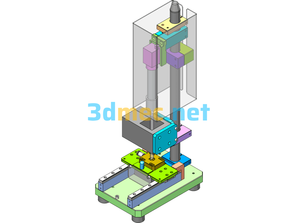 End Surface Defect Detection Equipment CCD Detection Machine (Including DFM) - 3D Model SolidWorks Free Download