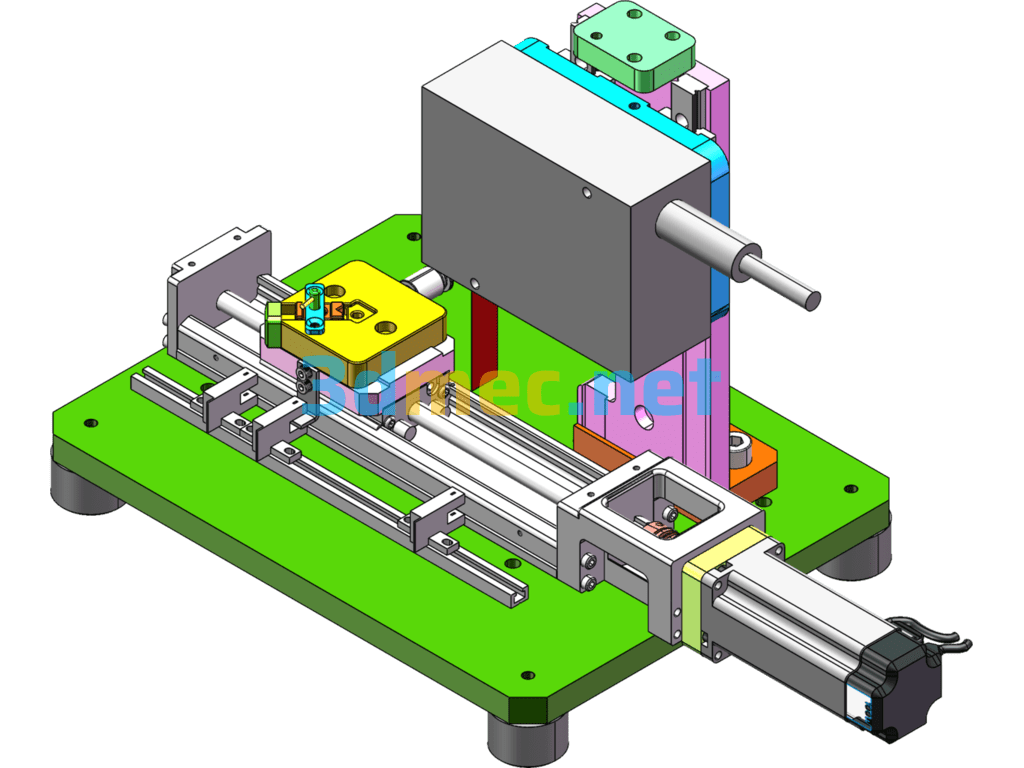 Laser Testing Equipment (Including DFM) - 3D Model SolidWorks Free Download