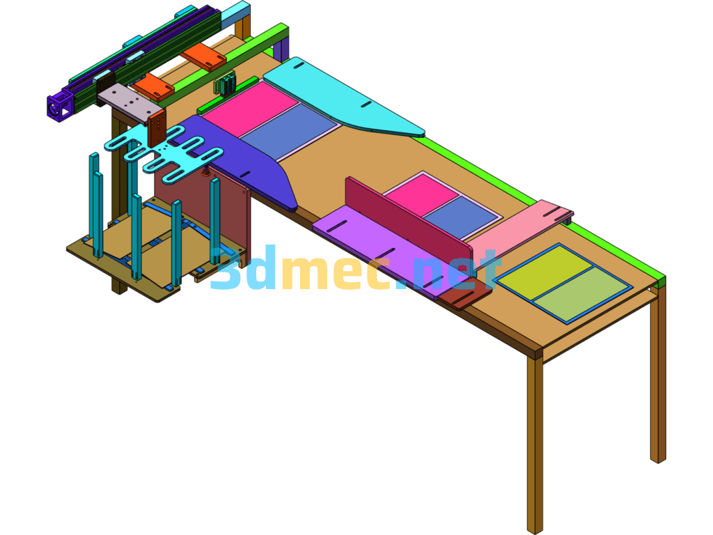 Automatic Paper Feeding Mechanism - 3D Model SolidWorks Free Download