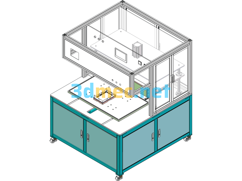 Vacuum Laminating Machine - 3D Model SolidWorks Free Download