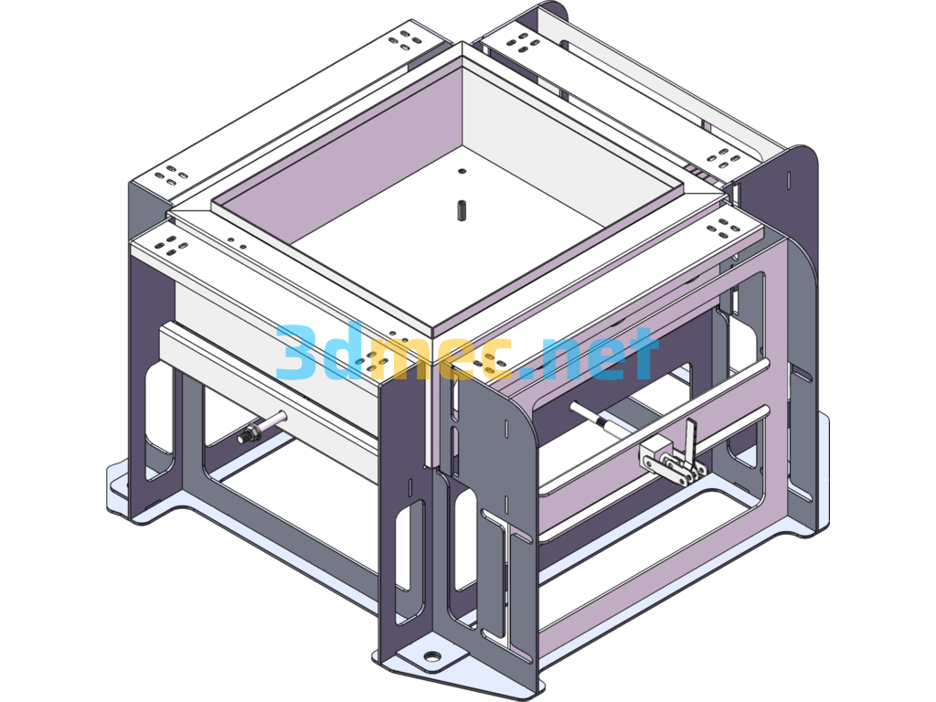 Box Elastic Welding Tooling - 3D Model SolidWorks Free Download