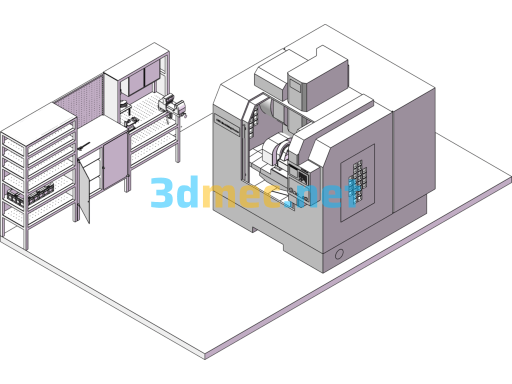 CNC Engraving Machine Sheet Metal Outer Protective Cover - 3D Model SolidWorks Free Download