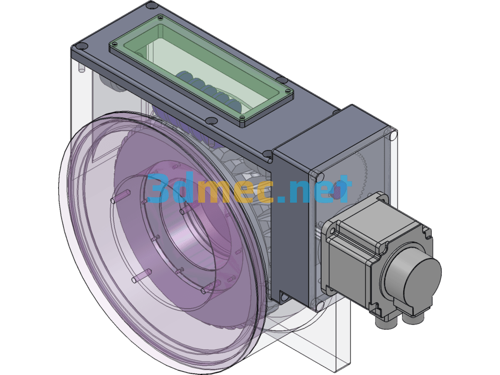 CNC Rotary Table - 3D Model SolidWorks Free Download