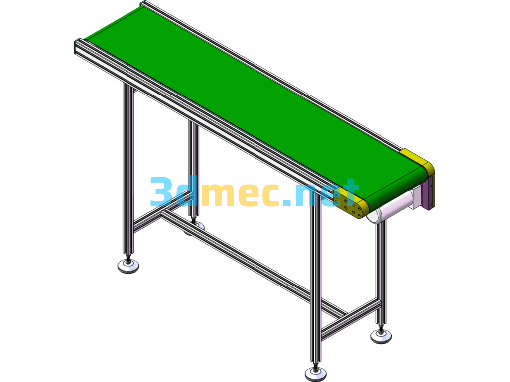 Canon 1.5m Conveyor - 3D Model SolidWorks Free Download