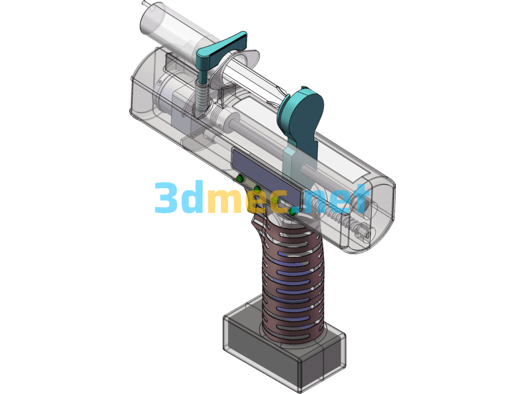 Dosing Syringe 3D Model - 3D Model SolidWorks Free Download