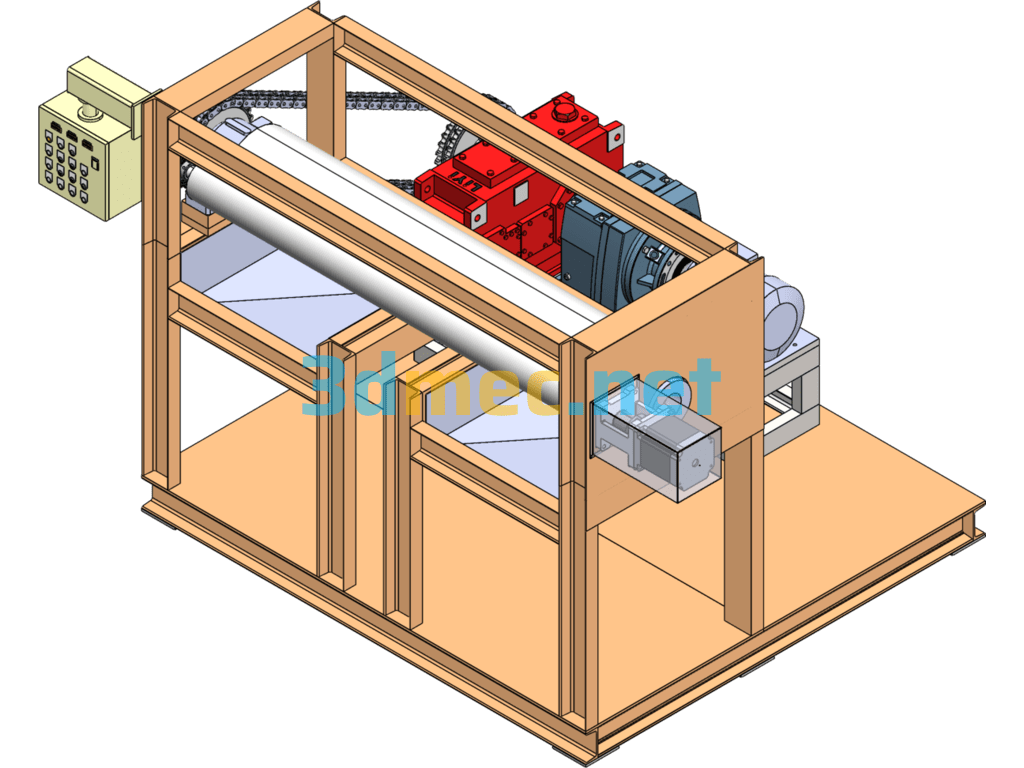 Fishing Net Heat Setting Machine - 3D Model SolidWorks Free Download