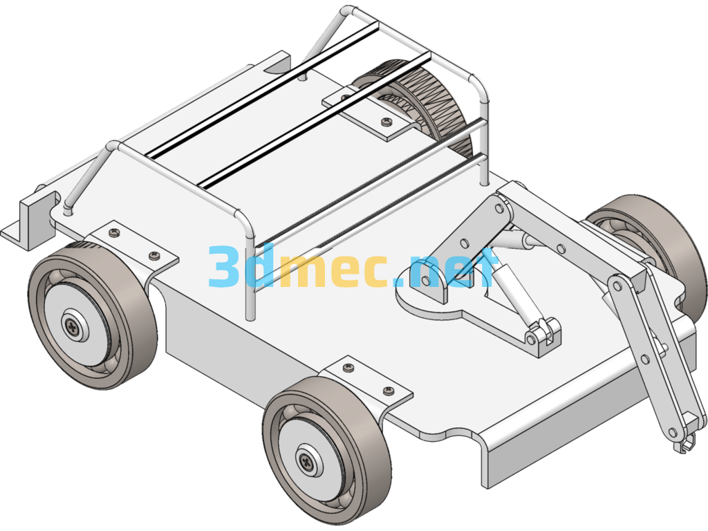 Bearing Trolley - 3D Model SolidWorks Free Download