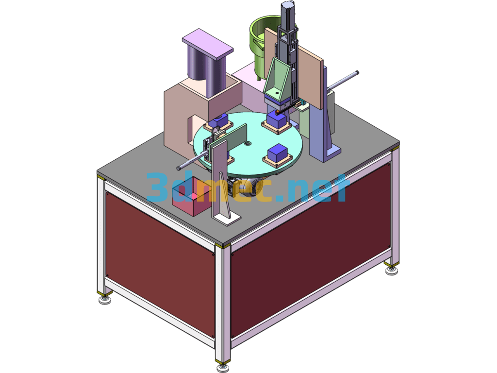 Diesel Engine Oil Valve Steel Ball Assembly Riveting Design - 3D Model SolidWorks Free Download