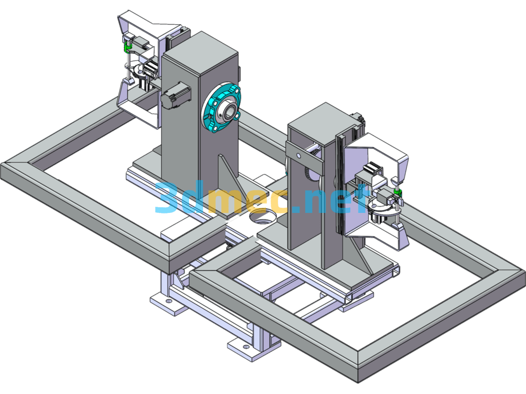 Automatic Clamping Table - 3D Model SolidWorks Free Download