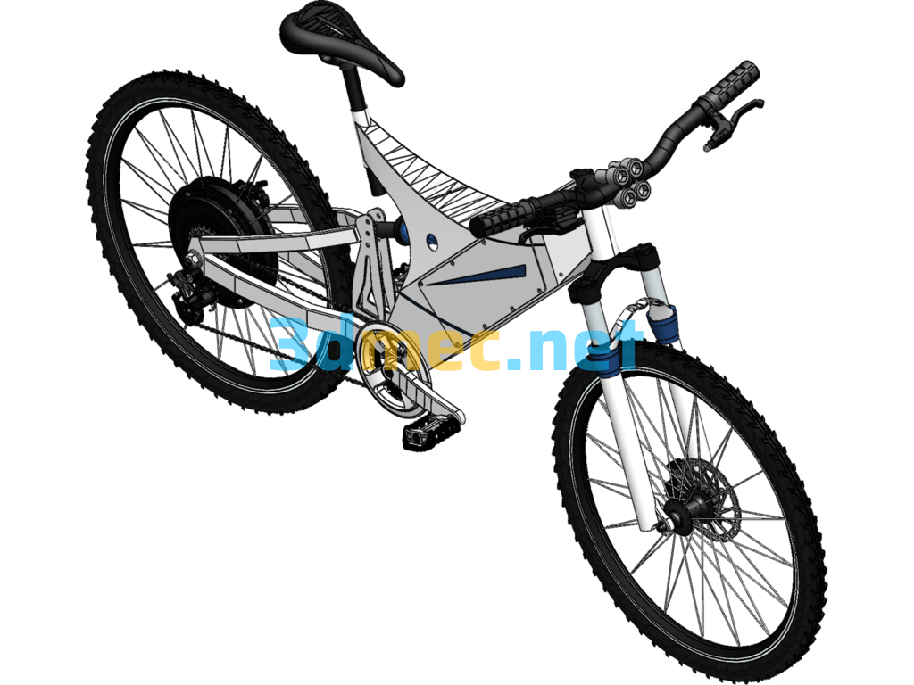 Electric Bikes - 3D Model SolidWorks Free Download