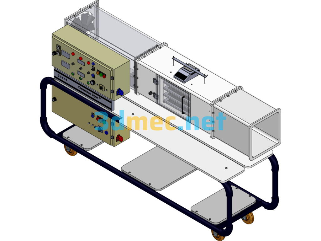 Convection Dryer - 3D Model SolidWorks Free Download