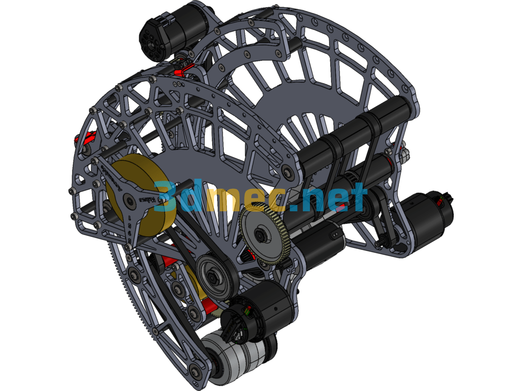 Sphere Automatic Transmitter - 3D Model SolidWorks Free Download