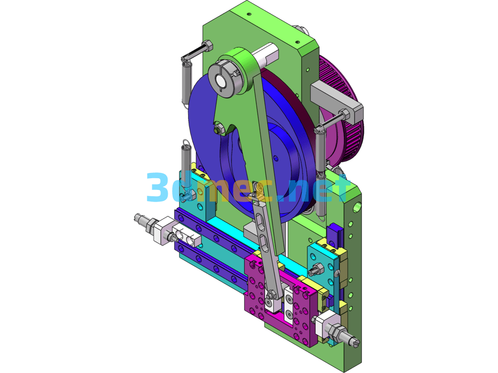 Cam Transfer Robot Device Mechanism - 3D Model SolidWorks Free Download