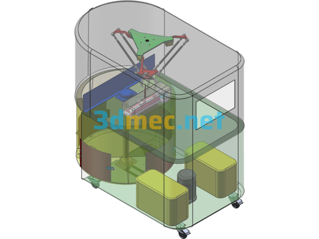 Garbage Sorting Equipment - 3D Model SolidWorks Free Download