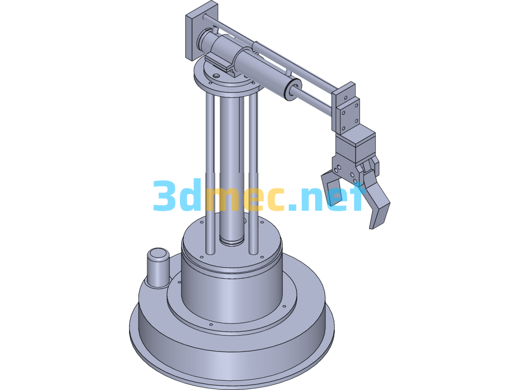 Pneumatic Manipulator - 3D Model SolidWorks Free Download