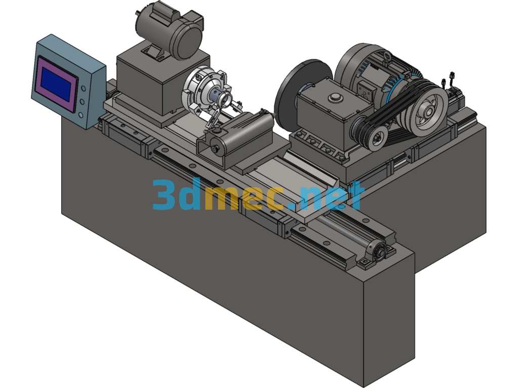 Three Models Of Grinding Machines - 3D Model SolidWorks Free Download